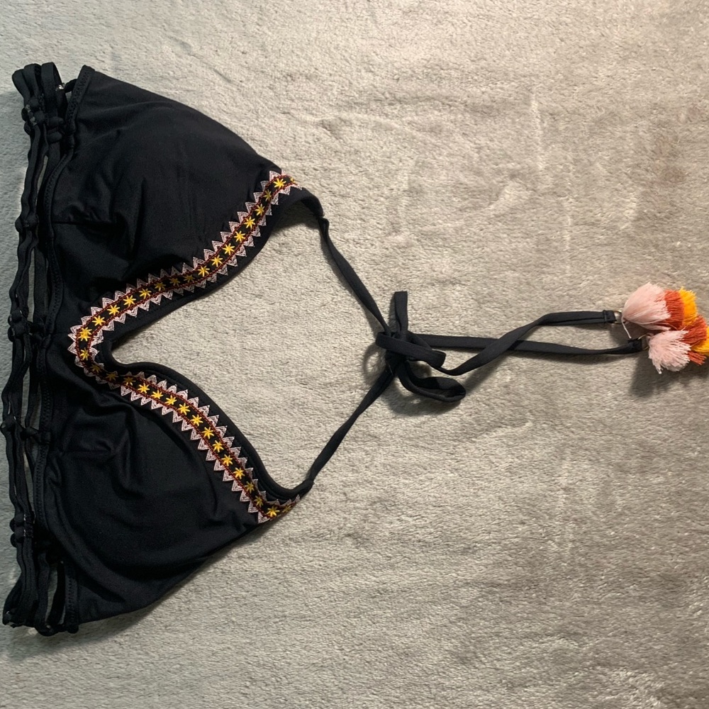 Cute Black Bikini Top for Women